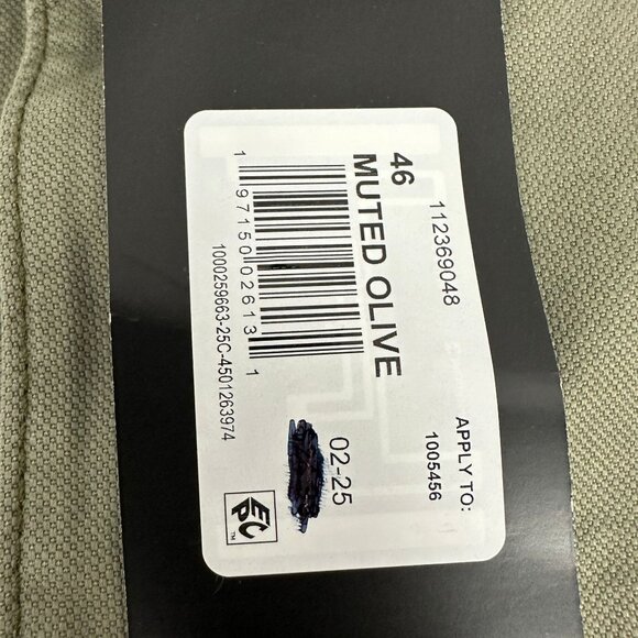 Lee Mens Carpenter Workwear Shorts Muted Olive Size 46 Durable Construction - Picture 3 of 7